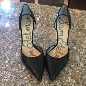 Sam Edelman black Delilah heels size 7.5